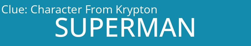 Character From Krypton