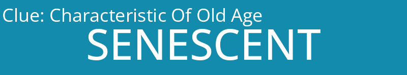Characteristic Of Old Age