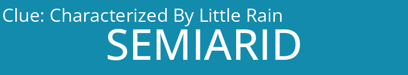 Characterized By Little Rain
