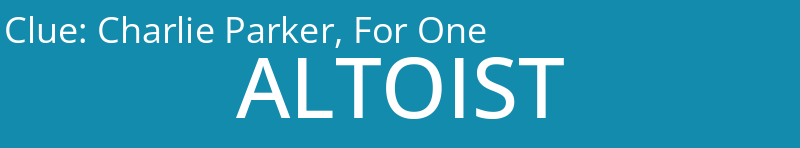 Charlie Parker, For One