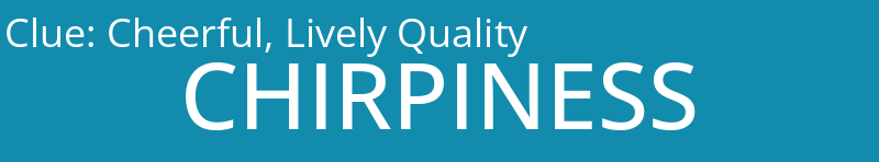 Cheerful, Lively Quality