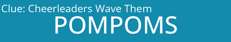 Cheerleaders Wave Them