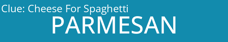 Cheese For Spaghetti