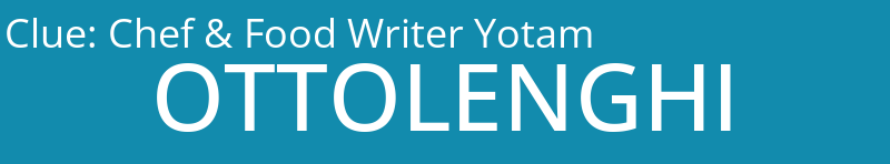 Chef & Food Writer Yotam