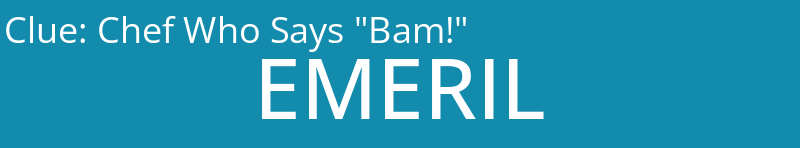 Chef Who Says "Bam!"