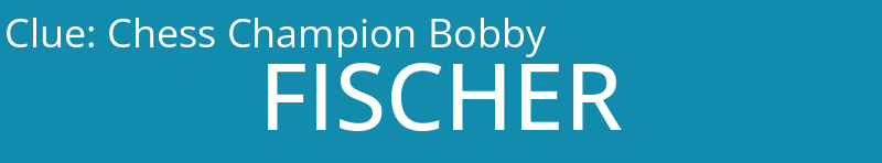 Chess Champion Bobby