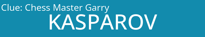 Chess Master Garry