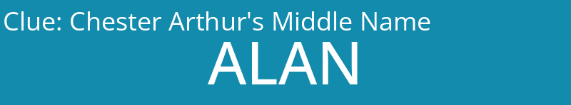 Chester Arthur's Middle Name