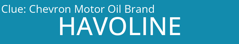 Chevron Motor Oil Brand