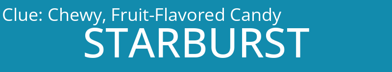 Chewy, Fruit-Flavored Candy