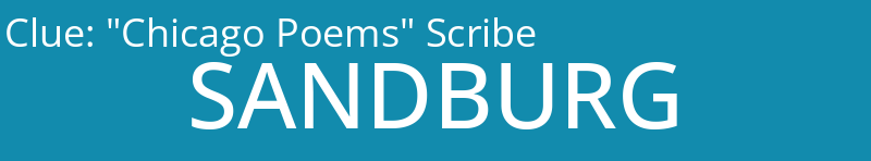 "Chicago Poems" Scribe