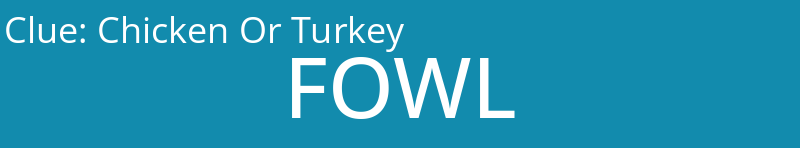 Chicken Or Turkey