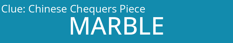 Chinese Chequers Piece