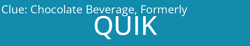 Chocolate Beverage, Formerly