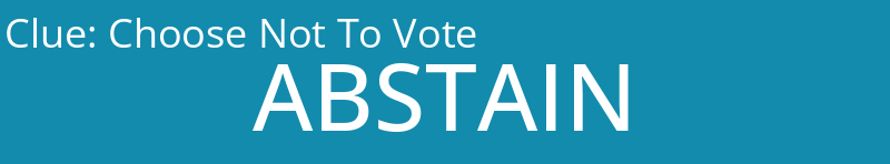 Choose Not To Vote