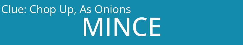 Chop Up, As Onions
