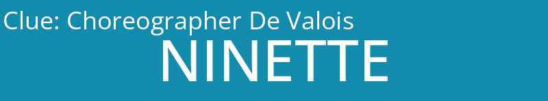 Choreographer De Valois