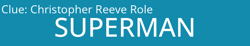 Christopher Reeve Role