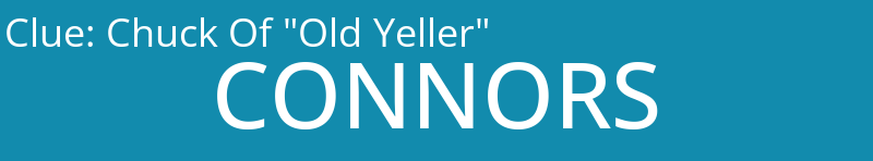 Chuck Of "Old Yeller"
