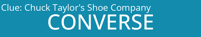 Chuck Taylor's Shoe Company