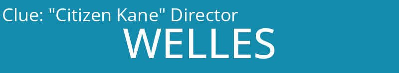 "Citizen Kane" Director