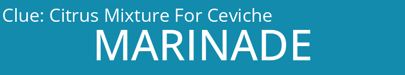 Citrus Mixture For Ceviche