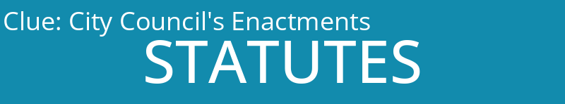 City Council's Enactments