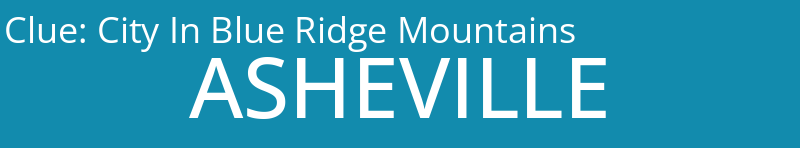 City In Blue Ridge Mountains