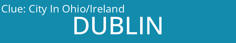 City In Ohio/Ireland