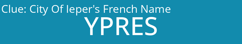 City Of Ieper's French Name