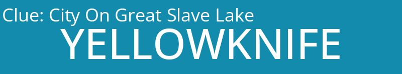 City On Great Slave Lake