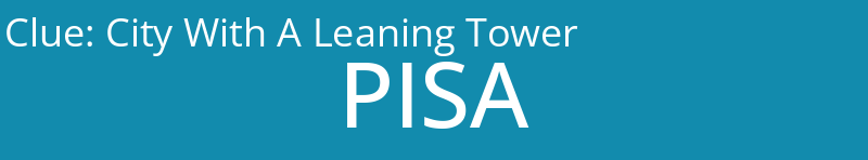 City With A Leaning Tower