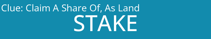 Claim A Share Of, As Land