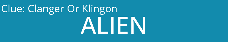 Clanger Or Klingon
