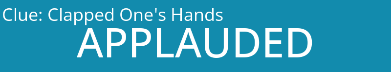 Clapped One's Hands