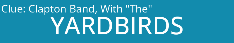 Clapton Band, With "The"