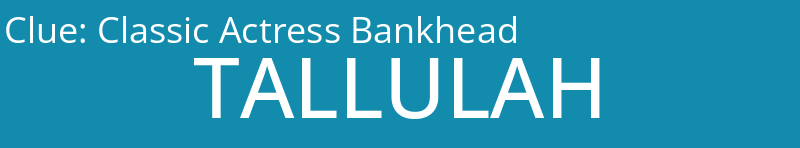 Classic Actress Bankhead