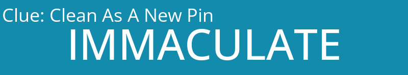 Clean As A New Pin