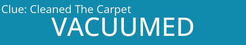 Cleaned The Carpet