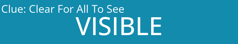 Clear For All To See