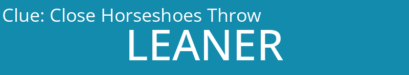 Close Horseshoes Throw