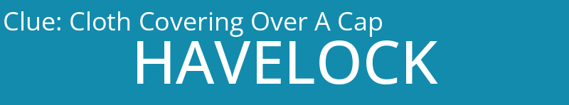 Cloth Covering Over A Cap