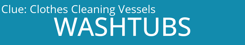Clothes Cleaning Vessels