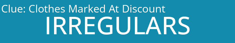 Clothes Marked At Discount