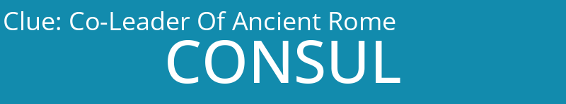 Co-Leader Of Ancient Rome
