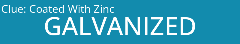 Coated With Zinc