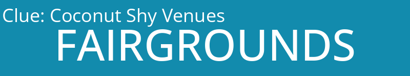 Coconut Shy Venues