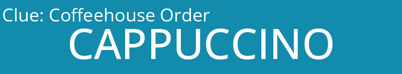 Coffeehouse Order