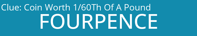 Coin Worth 1/60Th Of A Pound