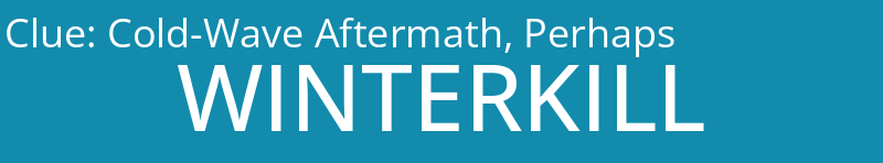 Cold-Wave Aftermath, Perhaps